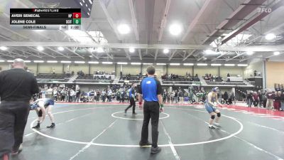 114 lbs Semifinal - Averi Senecal, North Providence vs Jolene Cole, Scituate