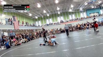 98 lbs Round 5 (6 Team) - Noah Gallegos, Gladiator Alliance vs Julius Wood, Funky Monkey