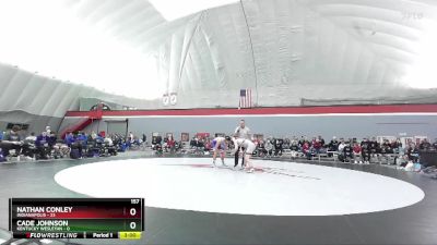 157 lbs Finals (2 Team) - Nathan Conley, Indianapolis vs Cade Johnson, Kentucky Wesleyan