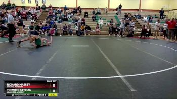 150 lbs Cons. Round 3 - Richard Massey, Caravel Academy vs Trevor Huffman, Archmere Academy