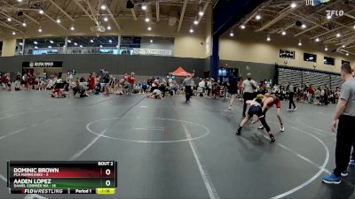 88 lbs Round 1 (4 Team) - Dominic Brown, FCA Hurricanes vs Aaden Lopez, Daniel Cormier WA