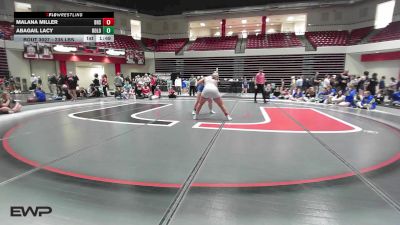 235 lbs Semifinal - Malana Miller, Bixby Girls HS vs Abagail Lacy, Oologah