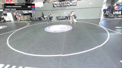 165 lbs 5th Place Match - Cross Rodriguez, Church Boyz Wrestling Club vs Henry Egami