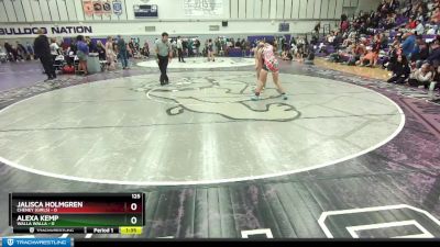 125 lbs 1st Place Match - Jalisca Holmgren, Cheney (Girls) vs Alexa Kemp, Walla Walla