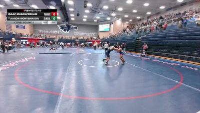 165 lbs Cons. Round 1 - Aaron Montemayor, Klein Collins vs Isaac Marancebuam, Richardson Pearce