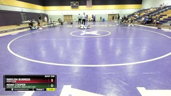 106 lbs Semifinal - Noah Cooper, Lincoln Squires Wrestling Club vs Waylon Burress, Fight Club