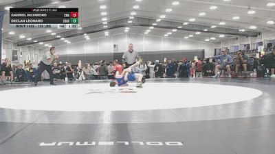 120 lbs Quarters - Gabriel Richmond, Cardani Wrestling Academy vs Declan Leonard, USA Gold