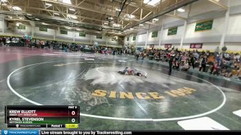 60 lbs Cons. Round 4 - Krew Elliott, Windy City Wrestlers vs Kyrel Stevenson, Hettinger Huskies