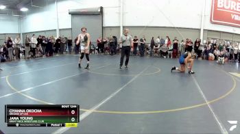 135-144 lbs Round 3 - Ciyanna Okocha, Ground Up USA vs Jana Young, Great Neck Wrestling Club