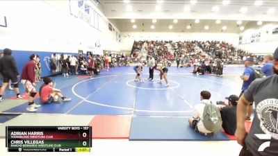 157 lbs Champ. Round 2 - Chris Villegas, Rancho Bernardo Wrestling Club vs Adrian Harris, Youngblood Wrestling Club