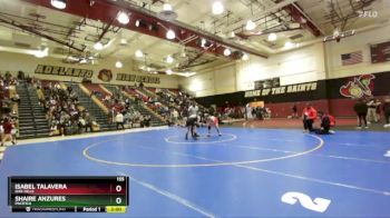 155 lbs Quarterfinal - Isabel Talavera, Oak Hills vs Shaire Anzures, Pacifica
