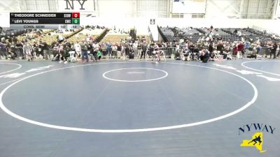 120 lbs Cons. Semi - Levi Youngs, Celtic Wrestling Club vs Theodore Schneider, SV Saber Den Wrestling