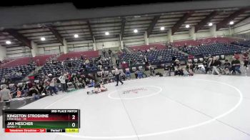 117 lbs Placement (16 Team) - Kingston Stroshine, Utah Gold vs Jax Mescher, Idaho 1
