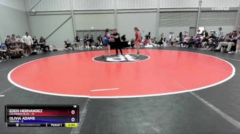 115 lbs Round 3 (6 Team) - Eden Hernandez, California Blue vs Olivia Adams, Virginia