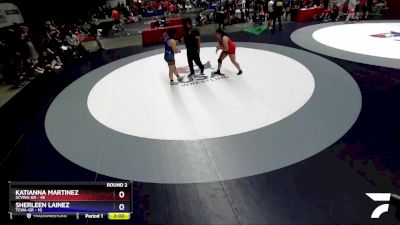 190 lbs Round 2 (16 Team) - Katianna Martinez, SCVWA-GR vs Sherleen Lainez, TCWA-GR