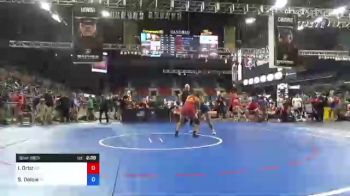 117 lbs Consi Of 16 #2 - Isabell Ortiz, Kansas vs Sydney Delois, Indiana