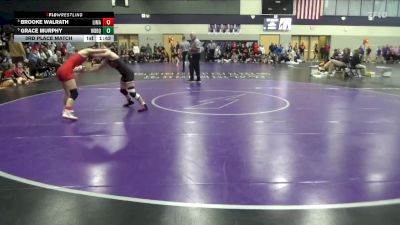 100 lbs 3rd Place Match - Grace Murphy, Western Dubuque vs Brooke Walrath, Linn-Mar