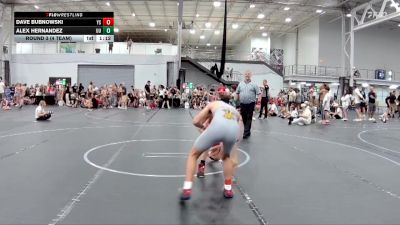 115 lbs Round 3 (4 Team) - Dave Bubnowski, Yale Street vs Alex Hernandez, Upstate Uprising