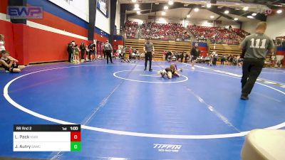 76 lbs Rr Rnd 2 - Laken Pack, Vian Wrestling Club vs Jagger Autry, Broken Arrow Wrestling Club