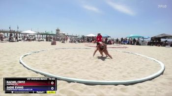 70 kg Round 2 - Sadie Evans, FordDynastyWrestlingClub vs Rachel Critz, Surfside RTC