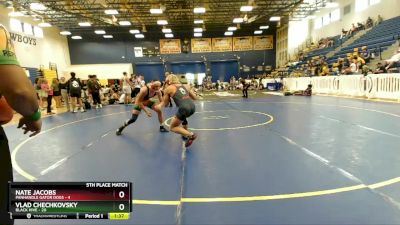 157 lbs Placement (16 Team) - Vlad Chechkovsky, Black Hive vs Nate Jacobs, Panhandle Gator Dogs