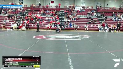 125 lbs Cons. Round 2 - Marques Calapiz, Simon Fraser vs Rhys Sellers, New Mexico Highlands