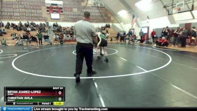 220 lbs Quarterfinal - Bryan Juarez-Lopez, Omak vs Christian Avila, Quincy