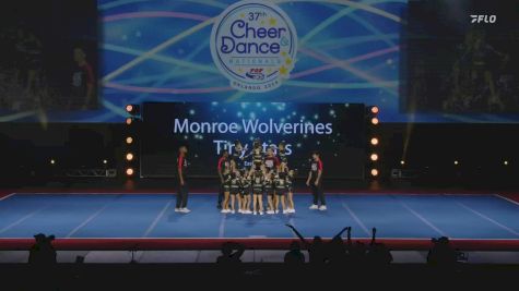 Monroe Wolverines Tiny Stars - Eastern [2024 Central Jersey Pop Warner Wednesday] 2024 Pop Warner National Cheer & Dance Championship