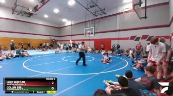 133 lbs Round 2 (6 Team) - Collin Bell, Louisianimals Black vs Luke Burgar, Spartan Mat Club