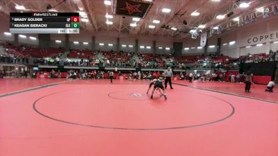 138 lbs Semifinal - Keagan Sieracki, Southlake Carroll vs Brady Golden, Grand Prairie