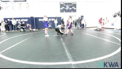 90-100 lbs Rr Rnd 1 - Finnlee Sales, Chickasha Youth Wrestling vs Danielle Sales, Chickasha Youth Wrestling
