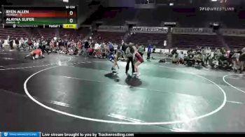 W-124 lbs 4th Wrestleback (16 Team) - Ryen Allen, Michigan vs Alayna Slifer, Kansas