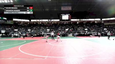 80 lbs Cons. Round 1 - Julian Deanda, EWO3 vs Bronson Rogers, BKV1