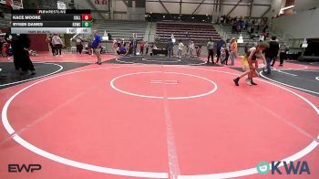 84 lbs 2nd Place - Kace Moore, Collinsville Cardinal Youth Wrestling vs Ryker Dawes, Keystone Kids Wrestling Club