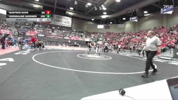 3A 145 lbs Semifinal - Madyson Davis, Grantsville vs Gwendaline Gardiner, Canyon View