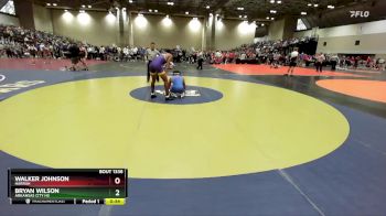 165 lbs Cons. Round 5 - Walker Johnson, Harrah vs Bryan Wilson, Arkansas City HS