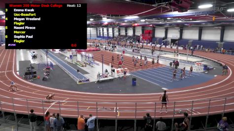 Women's 200m, Finals 12