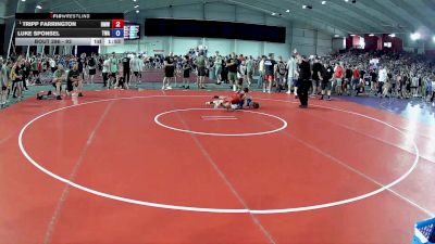 92 lbs 1st Place Match - Tripp Farrington, Beast Mode Wrestling vs Luke Sponsel, The Wrestling Academy