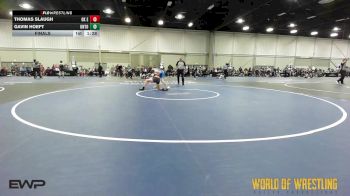 105 lbs Final - Thomas Slaugh, OK Elite 14U 2 vs Gavin Hoeft, Untouchables 14u Purple