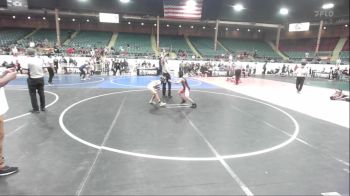 70 lbs Consolation - Dominic Martinez, NM Gold vs Natalie Scott, STAY SHARP Wrestling Club