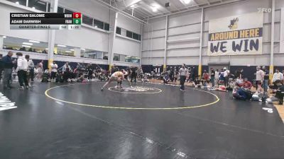 220 lbs Quarterfinal - Cristian Salome, Woonsocket vs Adam Darwish, Franklin Lakes