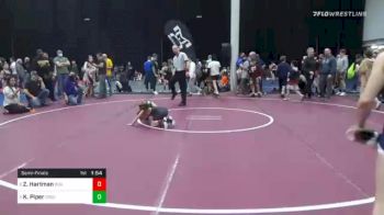 75 lbs Semifinal - Zander Hartman, Boiling Springs vs Kolston Piper, Greencastle Antrim