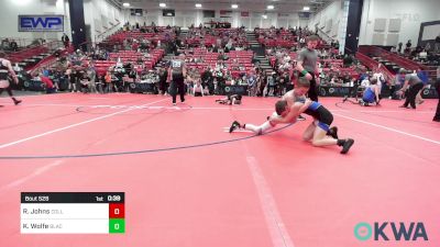 73-76 lbs Consi Of 8 #2 - Raiden Johns, Collinsville Cardinal Youth Wrestling vs Kroy Wolfe, Blackwell Wrestling Club