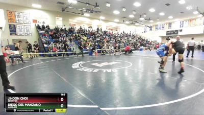 165 lbs Semifinal - Diego Del Manzano, Nordoff vs Jihoon Choi, Cerritos