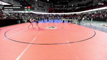 110 lbs Cons. Round 3 - Anahlyahh Heitzman, Caldwell vs Emma Ford, Tri-Valley
