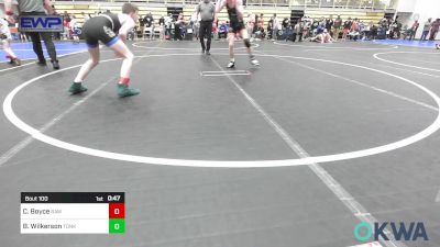 106 lbs Consi Of 4 - Cooper Boyce, Raw Wrestling Club vs Bryce Wilkerson, Tonkawa Takedown Club