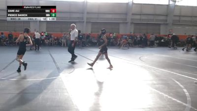 72 lbs Round 2 (6 Team) - Pierce Davich, Donahue WA vs Zane Ali, Westshore WC
