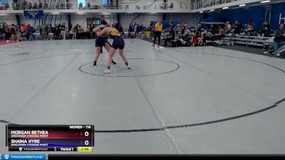 116 lbs 3rd Place Match - Morgan Bethea, Wisconsin Stevens Point vs Shaina Hyre, Wisconsin Stevens Point