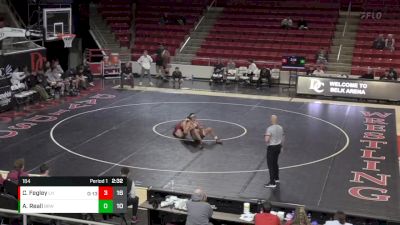 184 lbs Finals (2 Team) - Andrew Reall, Brown vs Colin Fegley, Lock Haven