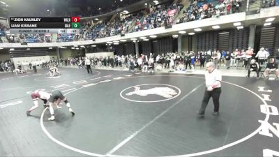 113 lbs Champ. Round 2 - Zion Kaunley, West Chicago (Wheaton Academy) vs Liam Kissane, St. Laurence